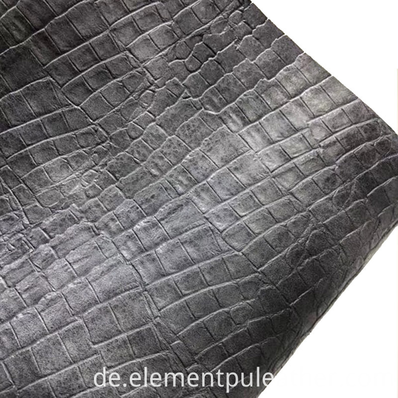 Krokodilleder PU Kunstleder Crocodile Leather PU Artifical Leather
